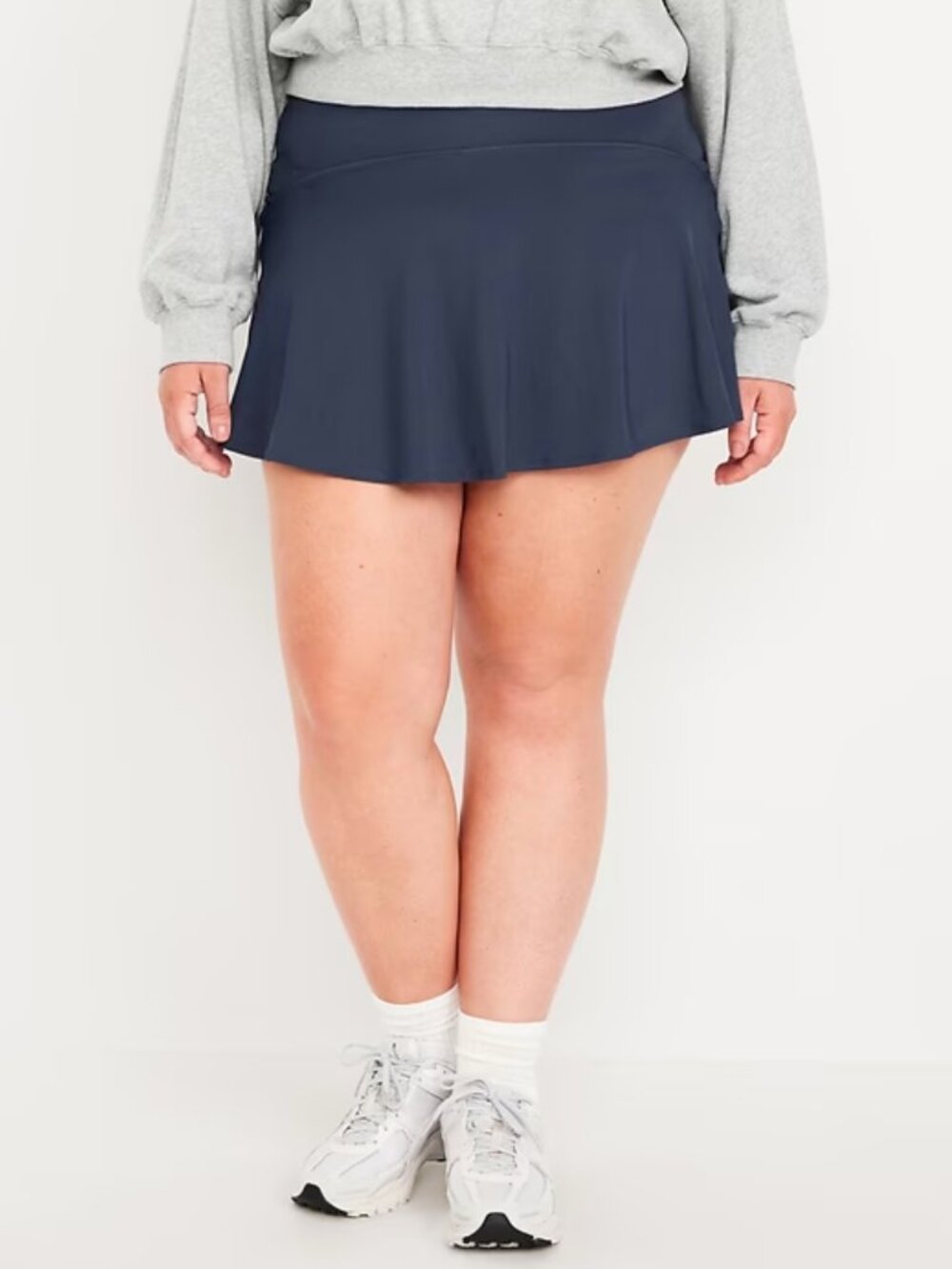 Old Navy High-Waisted PowerSoft Skort with Pocket in Dusk Blue (XXL) NWT!